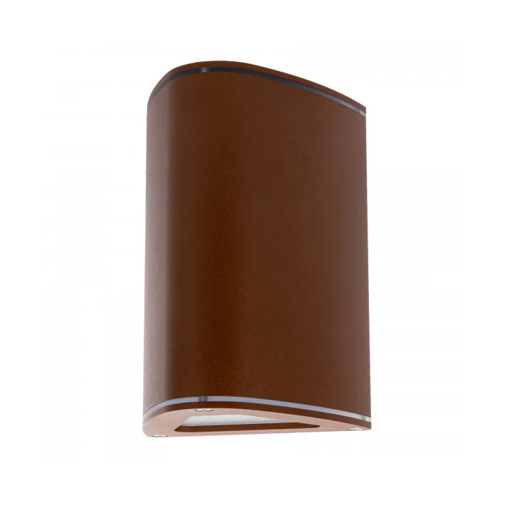 Trius II wall lamp 20x16 cm, Corten Westal
