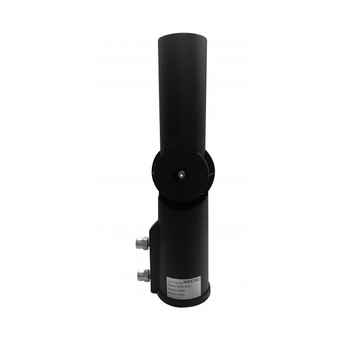 Westal Westal Winkeladapter Ø60-Ø60 Schwarz