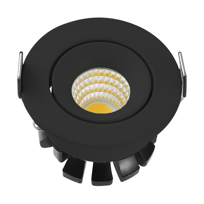 WLD R42 fast spotlight 5x4 cm - Svart - Westal