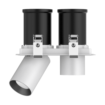 Westal WLD-T II taklampa 18x14 cm Vit