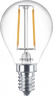 E14 2W LED Filament Globe warm white