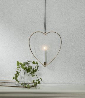 Flame heart hanging