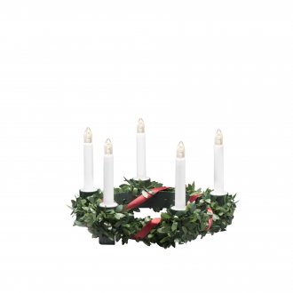 Lucia crown green decoration LED