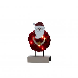 Père Noël bois&coton 6 LED