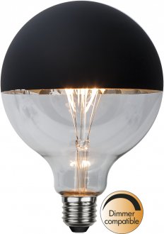 LED lamp E27 G125 Top Coated