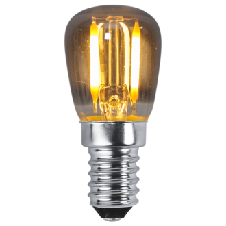 E14 Pear lamp smoke colored LED