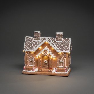 Fiber optic gingerbread house