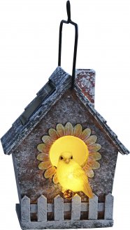 Birdie solar cell decoration