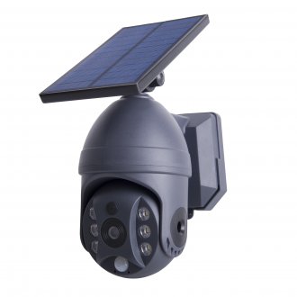 LED Solar Outdoor Wall Light "Moho" with Motion Detector and Security Camera Attra