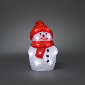 Snowman acrylic LED 22cm