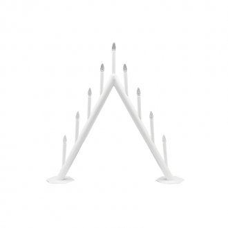 Alex 9-armed metal candlestick LED