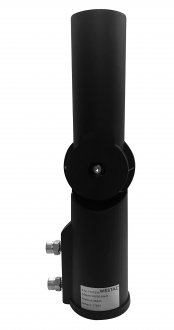 adjustable adapter black Ø60/Ø60
