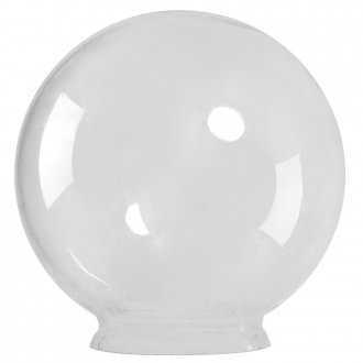 glass sphere clear 200x100mm
