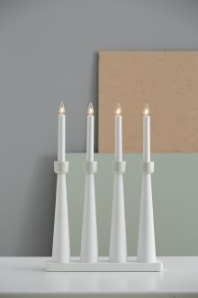 Paint Snow candlestick (straight)