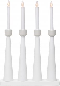 Paint Snow candlestick (straight)