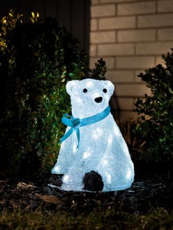 Isbjörn 40 LED 28cm