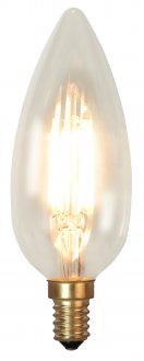 E14 kronljuslampa klar LED 3,5W dimbar