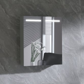 Mirror cabinet Bathlife Light 600 Gray