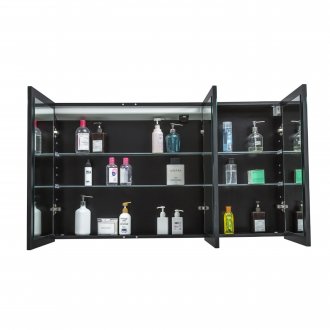 Mirror cabinet Bathlife Lysa 1200 Black