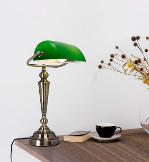 The Banker table lamp