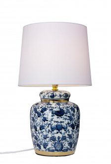 Classic blue table lamp