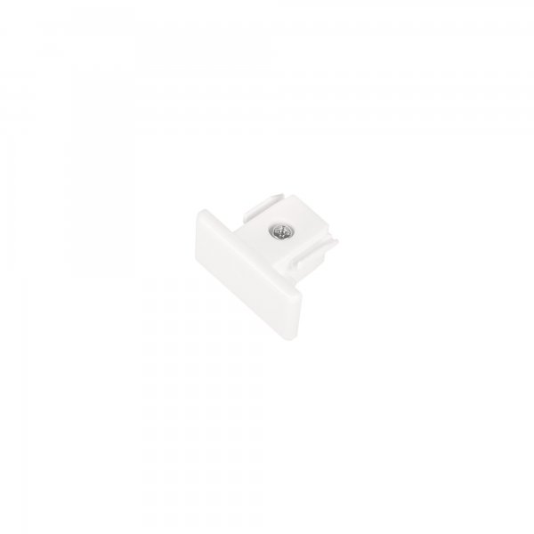 End piece LiteTrac 1-phase White