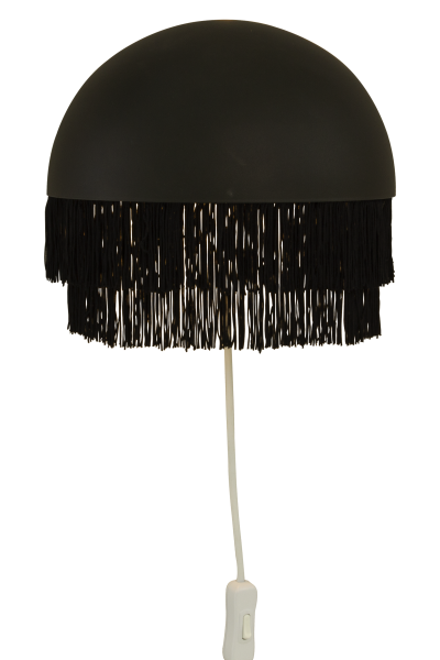 FRANSA wall lamp, black
