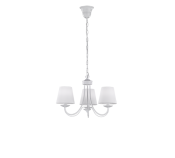 cortez chandelier 3l 3xe14 m-white (blanc mat)