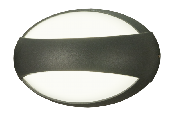 BRO wall lamp, dark gray