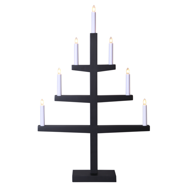 Tripp 7L tree candle stick (zwart)