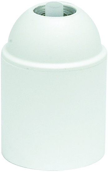 Lampeholder E27 Glat (hvid)
