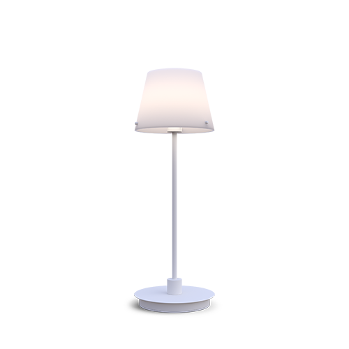 Table lamp Gil il Grande vit (hvid)