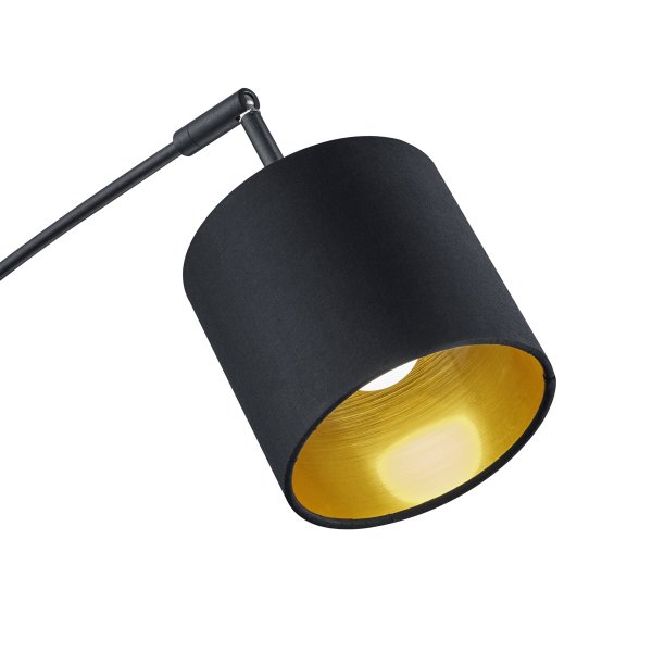Tommy floor lamp E14 m-black / gold