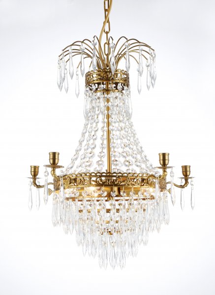 Empire Classic 5 Small crystal chandelier