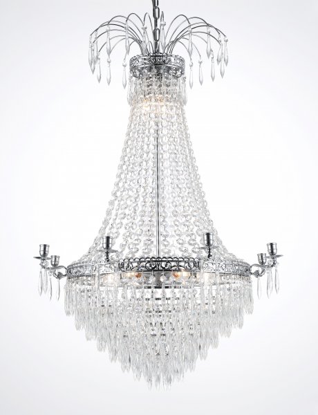 Empire Classic 8 Large crystal chandelier