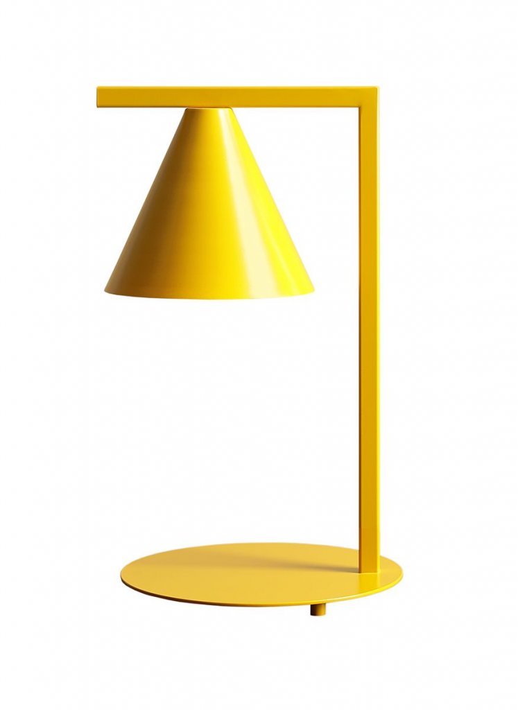 forme lampe de table (moutarde)