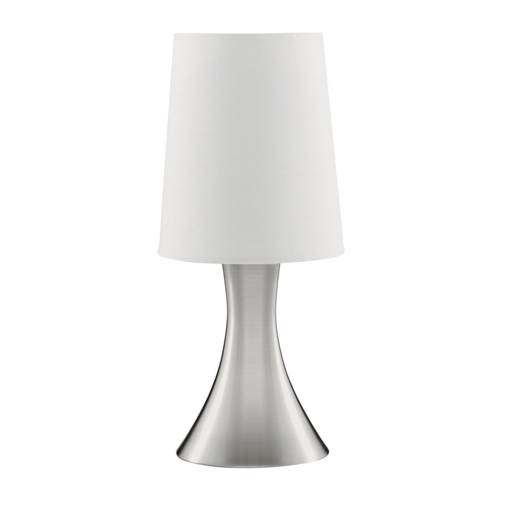 satin silver table light (argent)