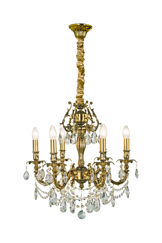VERSAILLES chandelier gold (Antiek brons)