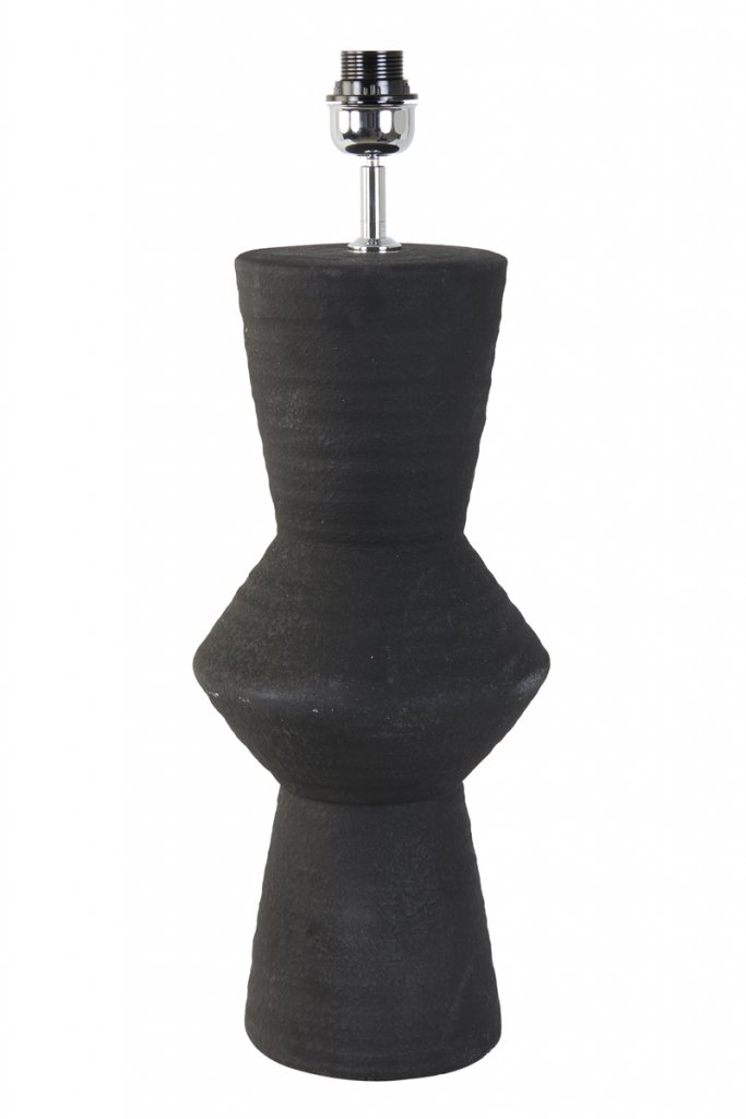 Lamp base Ø22,5x61 cm AYLA ceramics black (zwart)