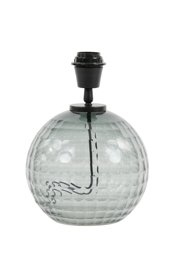 Lamp base Ø20x28 cm TAIKI glass smoked grey (Grijs)