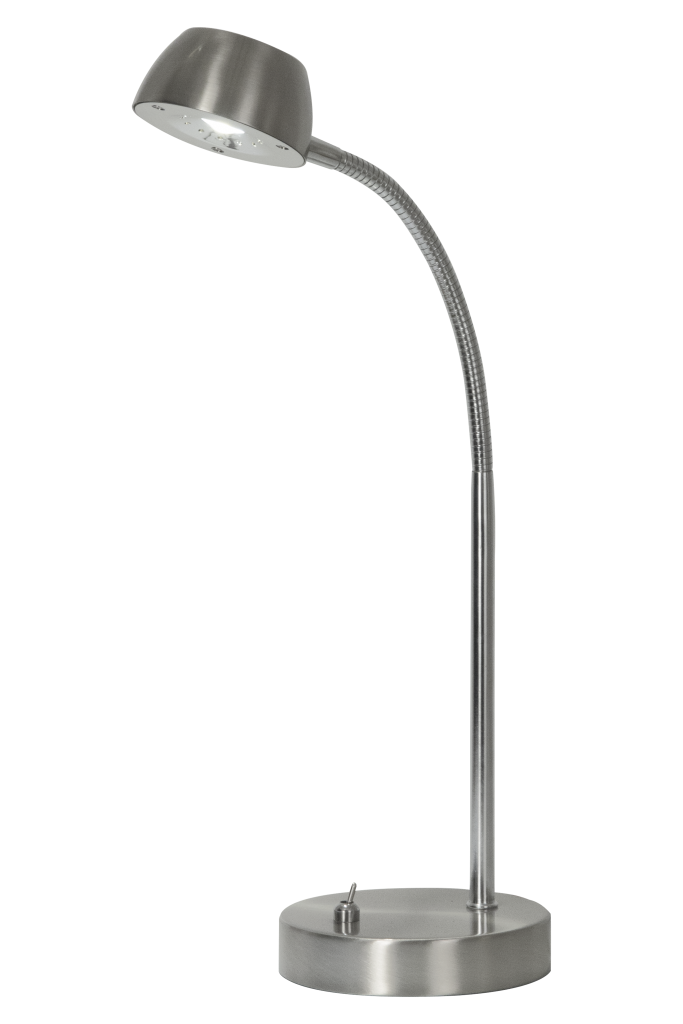 juno table lamp, steel (acier brossé)