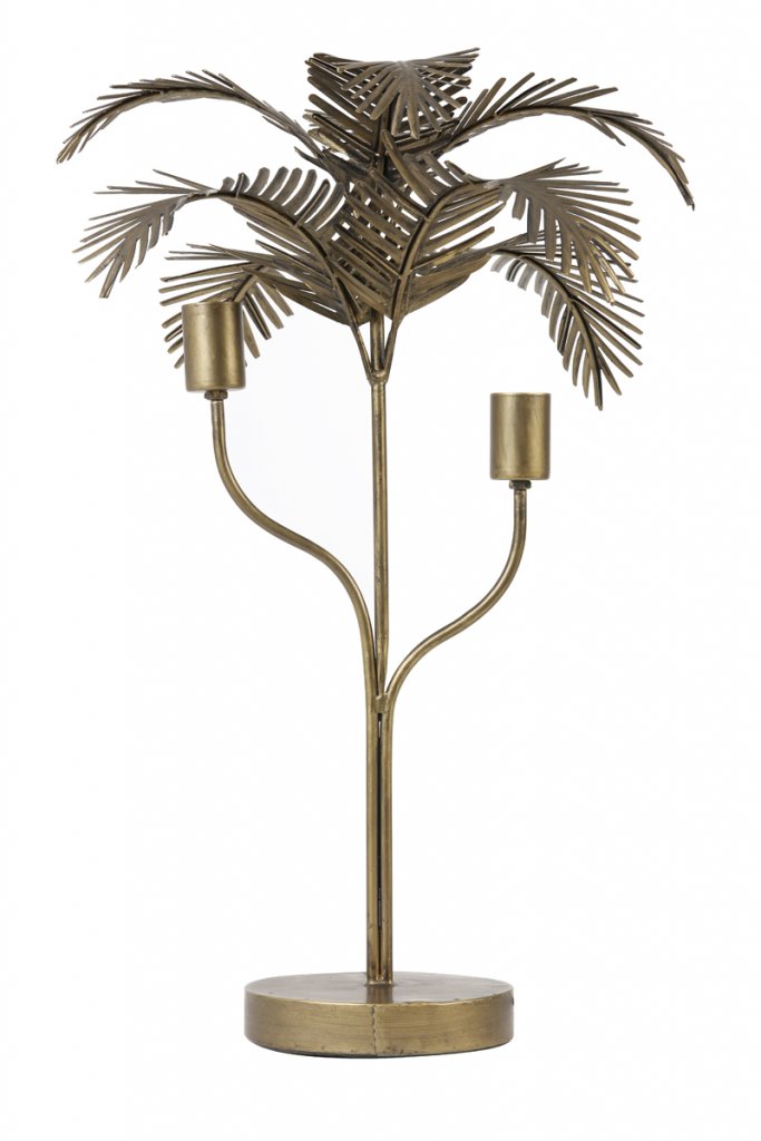 Palm table lamp (Goud)