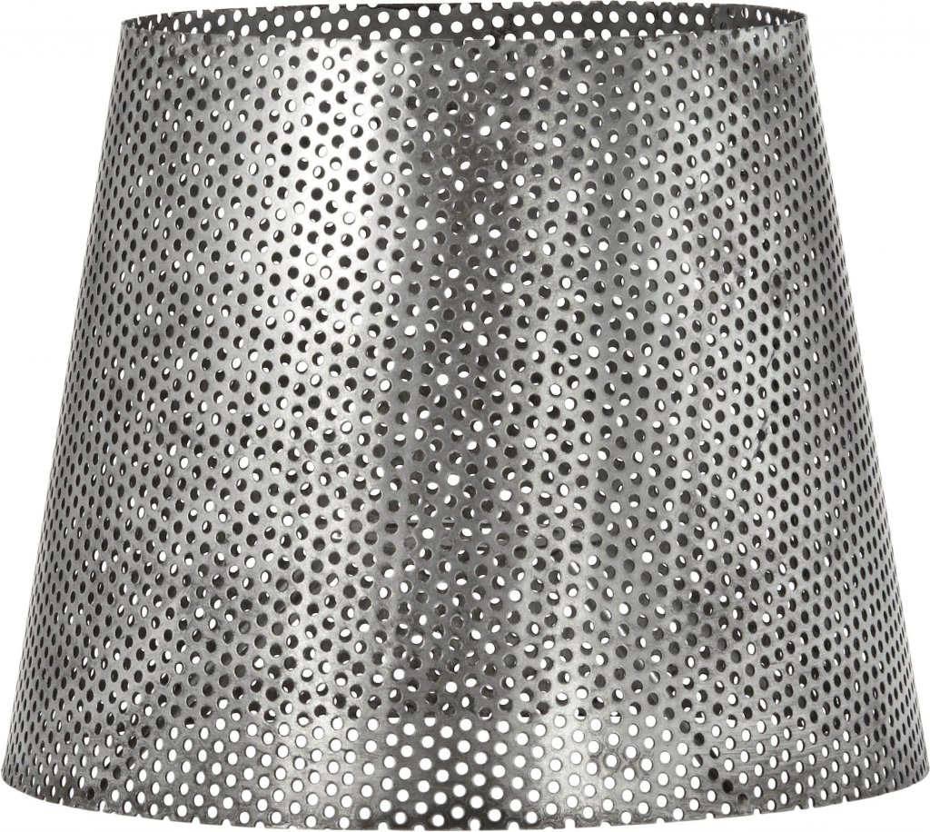 mia lamp shade perf (argent)