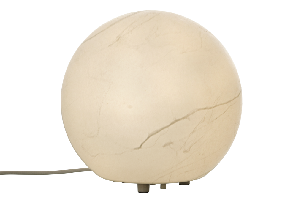 moon table lamp, 25cm, white (blanc)