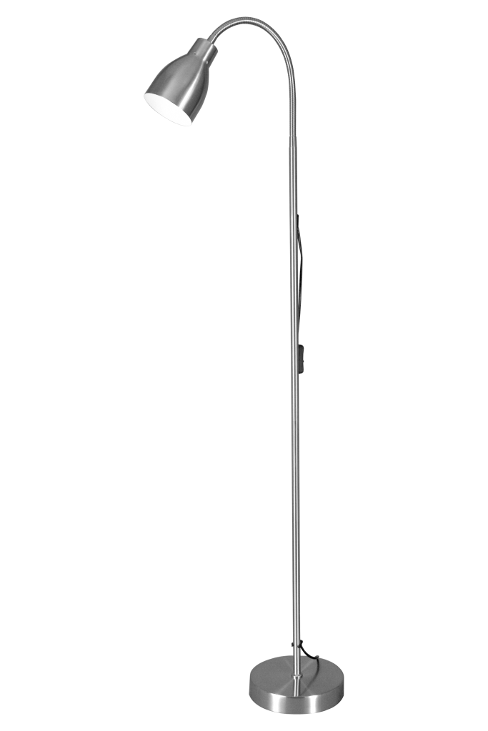 sarek floor lamp, steel (acier)