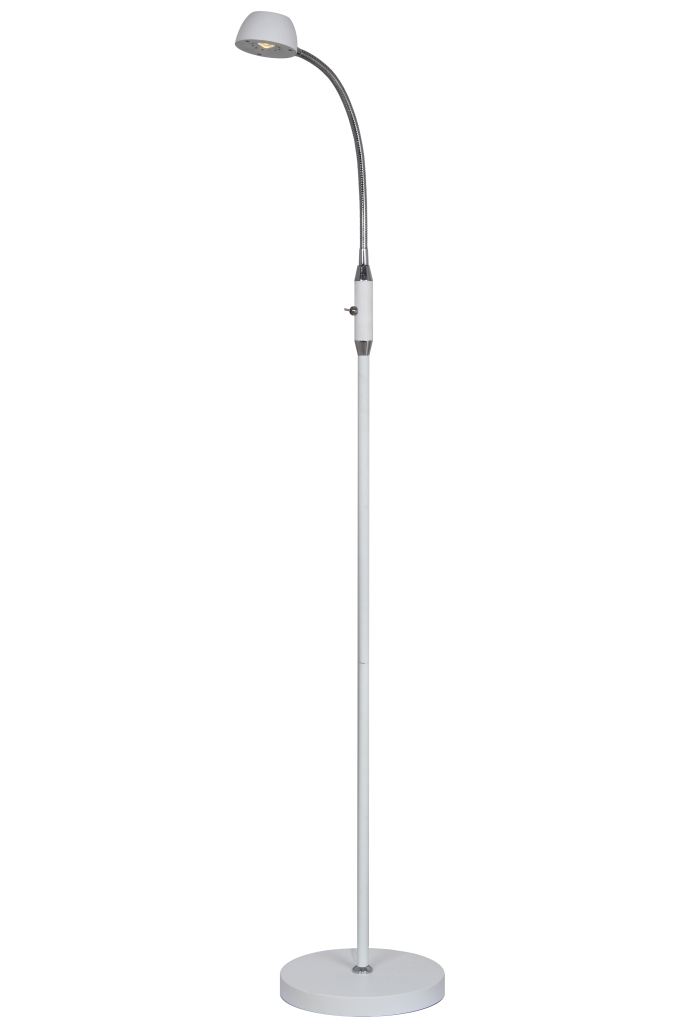 JUNO floor lamp, white / chrome (Wit)