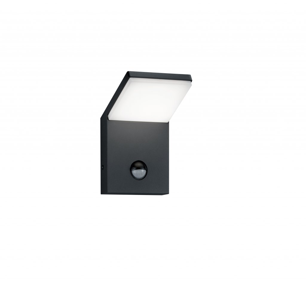 Pearl LED wall lamp motion sensor anthracite (Antraciet)
