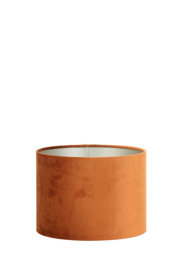 Shade cylinder 25-25-18 cm VELOURS terra (orange)