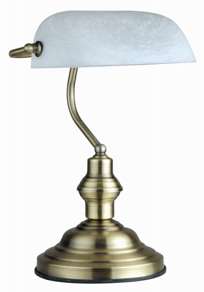 antique table lamp (blanc)