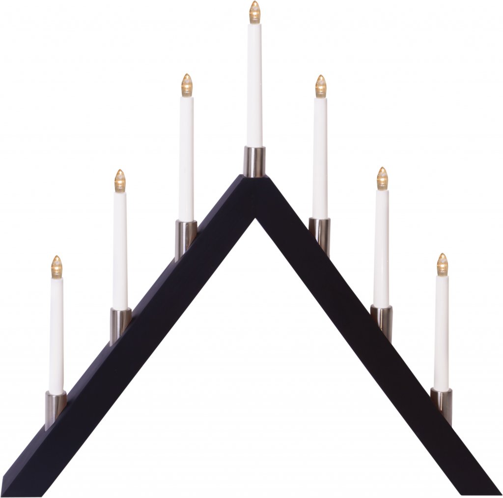 Candlestick Tall (zwart)